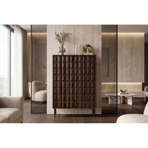 Vivabita Buffet haut moderne noyer/expresso Rubie Noyer/expresso