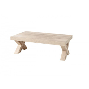 Vivabita Table basse industrielle Bangkok II Chêne