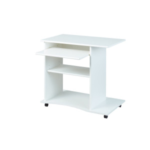 Deladeco Bureau informatique contemporain Adamo Blanc ou chêne