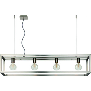 Lampea Suspension industrielle en acier cuivré Nahel