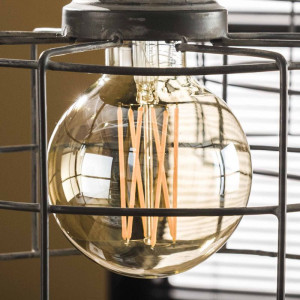 Vivabita Ampoule LED filament E27 40W Ø9.5 cm Ambré