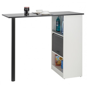 Deladeco Table comptoir de cuisine contemporaine Rudie