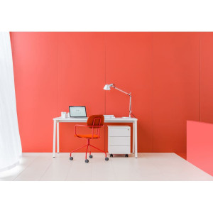 Ergo Design Bureau droit moderne piétement métal David