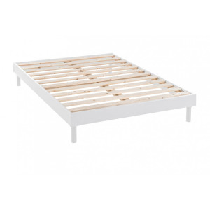 Alice Bedding Lit sommier à lattes en kit Hypnos Blanc  140 x 190 cm