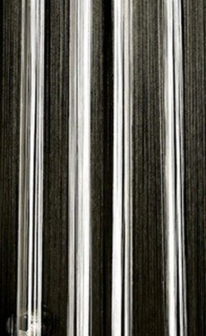 Fadenvorhang Schwarz-Wei&szlig; 90 cm x 240 cm
