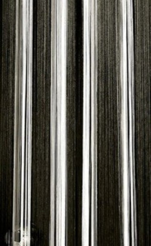 Fadenvorhang Schwarz-Wei&szlig; 150 cm x 300 cm