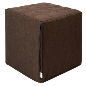 Sitzw&uuml;rfel Kaikoon Braun Stoffbezug 40 cm x 40 cm x 45 cm