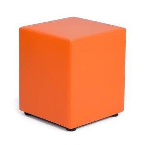 Sitzw&uuml;rfel Orange Ma&szlig;e: 43 cm x 43 cm x 51 cm