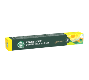 10 Nespresso* Original Kompatible Kapseln Sunny Day Blend – Starbucks - MaxiCoffee