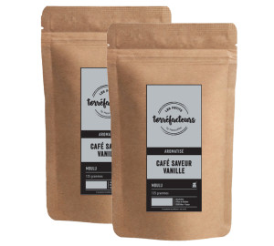 Les Petits Torréfacteurs Gemahlener Kaffee Mit Vanillearoma 2 X 125 G - MaxiCoffee
