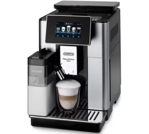 DeLonghi De'longhi Kaffeevollautomat Primadonna Soul Silver Black Ecam 610.55.sb - 1450 W - MaxiCoffee 2 Jahre Garantie