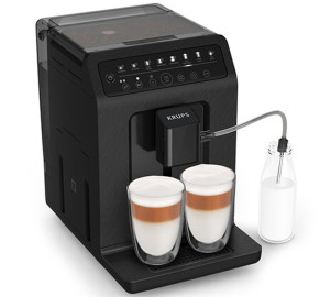 Expresso Broyeur Krups Evidence Eco Design Black Ea897b10  -  Machine à café à grain 1450 W - MaxiCoffee Garantie 2 ans