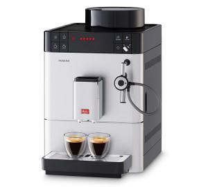Expresso Broyeur Melitta Caffeo Passione F530-101 Argent Cappuccinator  -  Machine à café à grain 1450 W - MaxiCoffee