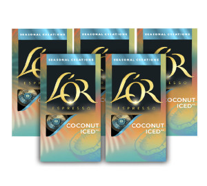50 Nespresso* Original Kompatible Kapseln Coconut Iced – L'or Espresso - MaxiCoffee