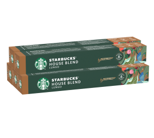 50 Nespresso* Original Kompatible Kapseln House Blend – Starbucks - MaxiCoffee