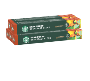 50 Nespresso* Original Kompatible Kapseln Breakfast Blend – Starbucks - MaxiCoffee