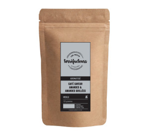 Les Petits Torréfacteurs - Geröstete Mandelngeschmack Gemahlener Kaffee 125 G - MaxiCoffee