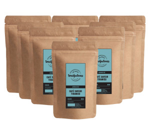 Les Petits Torréfacteurs - Tiramisu Aromatisierte Kaffeebohnen 8 X 125 G - MaxiCoffee