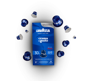 30 Nespresso* Original Kompatible Kapseln Crema & Gusto Classico – Lavazza - MaxiCoffee