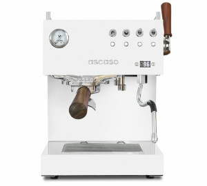 Ascaso Steel Duo Pid Plus Siebträgermaschine Weiss-holz - 2100 W - MaxiCoffee