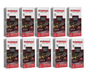 100 Nespresso* Original Kompatible Kapseln Espresso Barista Napoli – Kimbo - MaxiCoffee