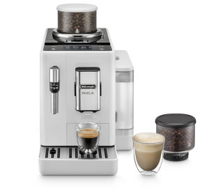 DeLonghi Expresso Broyeur De'Longhi Rivelia Feb 4435.w Blanc Arctique  -  Machine à café à grain 1450 W - MaxiCoffee Garantie 3 ans
