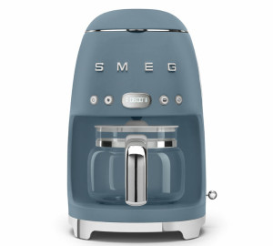 Smeg - Filterkaffeemaschine Dcf02sbmeu 50er-jahre- Graublau - 1050 W - MaxiCoffee 2 Jahre Garantie