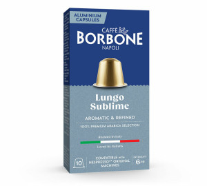 10 Nespresso* Original Kompatible Kapseln Lungo Sublime – Caffè Borbone - MaxiCoffee