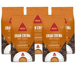 Delta Cafés Gran Crema Kaffeebohnen 5 Kg - MaxiCoffee