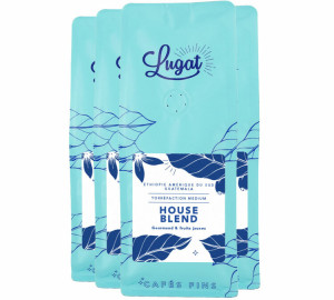 Cafés Lugat - Le Blend Maison Kaffeebohnen 1 Kg - MaxiCoffee
