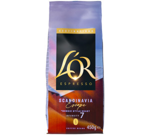 L'or Espresso – Kaffeebohnen – Scandinavia Escape – 450g - MaxiCoffee