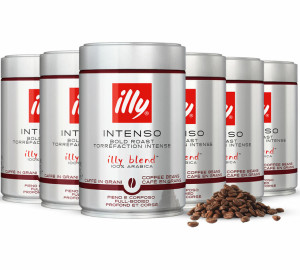 Café Illy Illy - Espresso Intenso (scura) - Kaffeebohnen 6 X 250 G - MaxiCoffee