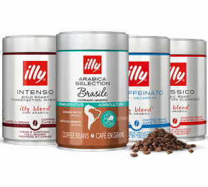 Café Illy Illy Kaffeebohnen Probierset 100% Arabica 4 X 250g - MaxiCoffee