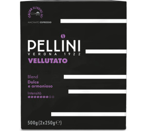 Café Pellini Pellini Caffè - Vellutato - Gemahlener Kaffee 2 X 250 G - MaxiCoffee