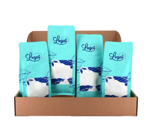 Lugat - Kaffeebohnen - Probierset - 4 X 250 G - MaxiCoffee