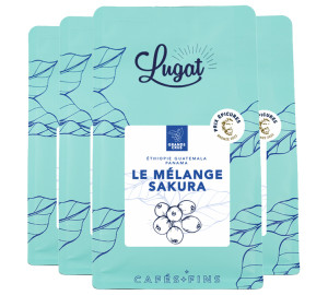 Cafés Lugat - Le Mélange Sakura - Kaffeebohnen 1 Kg - MaxiCoffee