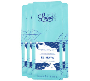 Cafés Lugat - Guatemala El Maya - Kaffeebohnen 4x250 G - MaxiCoffee