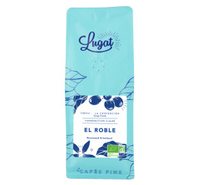 Cafés Lugat - Pérou El Roble - Bio-kaffeebohnen 250 G - MaxiCoffee