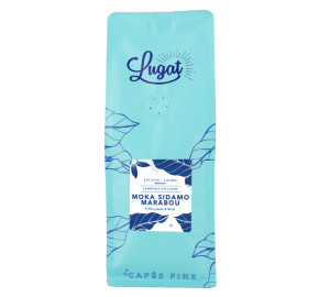 Cafés Lugat - Ethiopie Moka Sidamo Marabou - Kaffeebohnen 1 Kg - MaxiCoffee