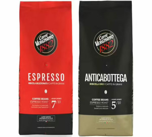 Caffè Vergnano Kaffeebohnen Espresso-antica Bottega 2 X 1kg - MaxiCoffee