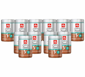 Café Illy Illy - Kaffeebohnen Monoarabica Brasilien 12 X 250 G - MaxiCoffee