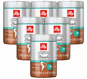 Café Illy Illy - Kaffeebohnen Arabica Brasilien 6 X 250 G - MaxiCoffee