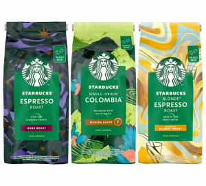 Starbucks - Starter-set Kaffeebohnen 3 X 450 G - MaxiCoffee