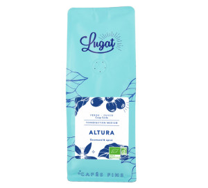 Cafés Lugat - Bio Peru - Altura - Gemahlener Kaffee 250 G - MaxiCoffee