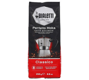 Bialetti - Perfetto Moka Classico, Gemahlener Kaffee 250 G - MaxiCoffee
