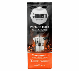 Bialetti - Perfetto Moka Caramel Gemahlener Kaffee 250 G - MaxiCoffee