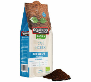 250 G – Bio Entkoffeinierter Kaffee Gemahlen – 100 % Arabica – Oquendo - MaxiCoffee