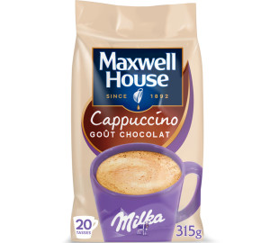 Maxwell House - Cappuccino Milka - Löslicher Kaffee 315 G - MaxiCoffee