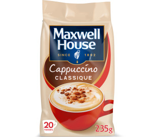 Maxwell House - Cappuccino - Löslicher Kaffee 235 G - MaxiCoffee