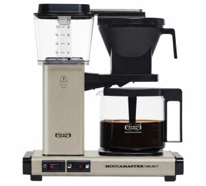 Filterkaffeemaschine Moccamaster Kbg741 Select Sandbeige 1,25 L - 1450 W - MaxiCoffee 5 Jahre Garantie